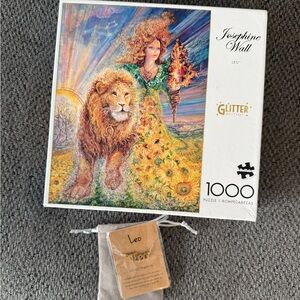 Buffalo David Bitton Glitter Edition Puzzle - Leo and Lady in Green